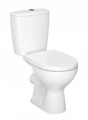 CERSANIT WC kompaktné biele WC sedadlo ARTECO 3/5 L