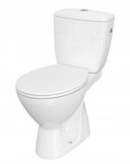 CERSANIT WC kompaktné biele WC sedadlo KASKADA 3/6 L