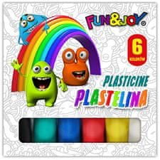 Titanum Výtvarná plastelína pre deti 6 farieb 