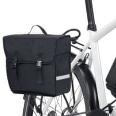 Vidaxl Samostatná cyklistická taška na držiak vodotesná 21 l čierna