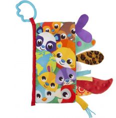 Playgro Textilná knižka so zvieracími chvostíkmi