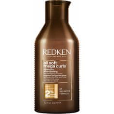 Redken Šampón pre suché kučeravé a vlnité vlasy All Soft Mega Curl s (Shampoo) (Objem 300 ml)