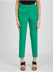 Orsay Zelené dámské kalhoty 38