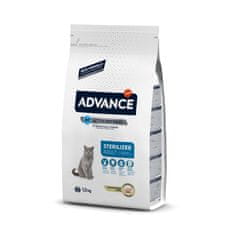 Advance Sterilized Turkey - Suché Krmivo S Morkou Pre Sterilizované Mačky 1,5 Kg