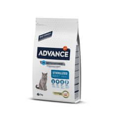 Advance Sterilized Turkey - Suché Krmivo S Morkou Pre Sterilizované Mačky 3kg