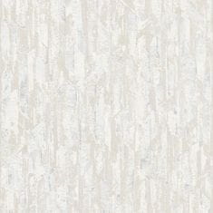 Žíhaná sivo-biela vliesová tapeta A53601, 0,53 x 10,05 m