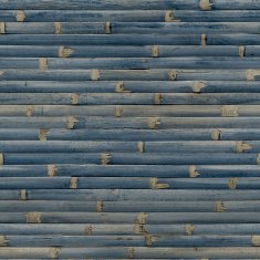 Modrá vliesová tapeta na stenu, imitácia bambusu, WL1102, Wanderlust, 0,53 x 10,05 m