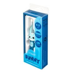 Vitammy Bunny Sonická zubná kefka pre deti s LED svetlom a nanovláknami, 0-3 roky, modrá