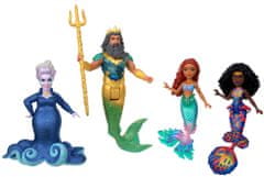 Disney The Little Mermaid Sada malých bábik a kamarátov zo zeme a mora HND30