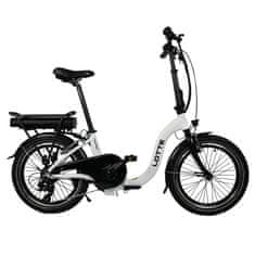 Blaupunkt Lotte 20" extreme low-step-in E-Folding bike in White shiny