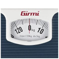 Girmi BP0200 Mechanical bathroom scale 1Kg/130kg, BP0200 Mechanical bathroom scale 1Kg/130kg