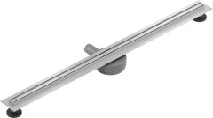 Mexen Flat nerezový sprchový žľab s rotačným 360° sifónom 100 cm, vzor SLIM, 1041100