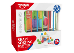 Lean-toys Flexibilné kocky na triedenie loptičiek pre bábätká