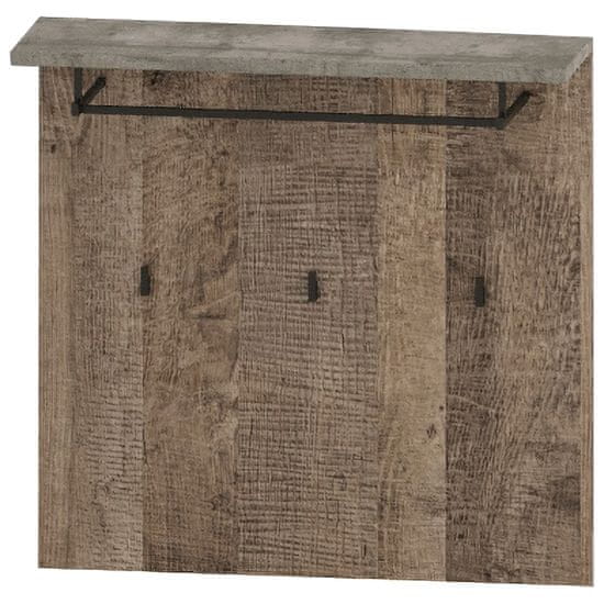 nabbi Vešiakový panel Bova HP - pieskový dub / woodcon