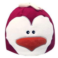 A Simple Mess Detská zimná čiapka tučniak červený