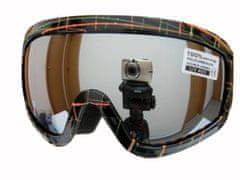HolidaySport Detské lyžiarske okuliare Spheric Minnesota G1306K-9,10 oranžové