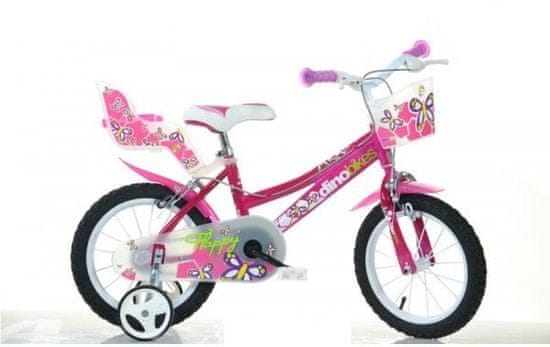 Dino bikes Detský bicykel 166R ružové 16