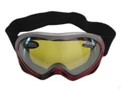HolidaySport Detské lyžiarske okuliare Cortini Avalanche G1230K silver/red