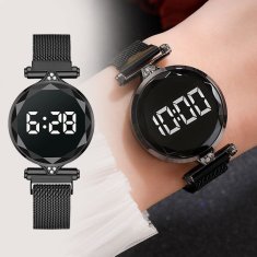 Cool Mango Luxusné inteligentné hodinky - luxurywatch, čierna