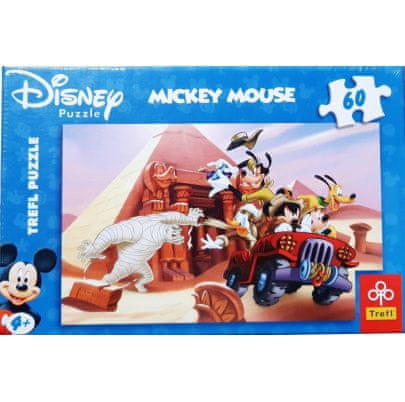Trefl 60 ks puzzle Mickey a kamaráti Pri pyramíde