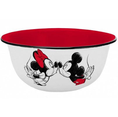 Disney Mickey miska 600 ml Bozk skica smaltovaný vzhľad