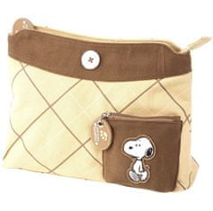 Snoopy kozmetická taška krémová