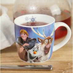 Disney Frozen hrnček 250 ml Olaf & Sven