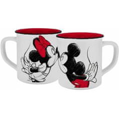Disney Mickey hrnček 400 ml Bozk skica smaltovaný vzhľad