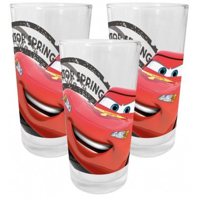 Disney Cars poháre 200 ml McQueen 3 kusy