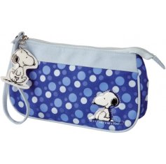 Snoopy kozmetická taška modrá