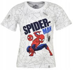 Eplusm Chlapčenské tričko Spider-man Cobweb 128 / 7–8 rokov Biela
