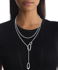Calvin Klein Dlhý oceľový náhrdelník Sculptural 35000356