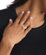Calvin Klein Elegantná súprava oceľových prsteňov Sculptural 35000330 (Obvod 52 mm)