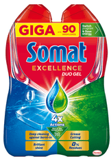 Somat Excellence Duo gél do umývačky proti mastnote 90 dávok, 1620 ml
