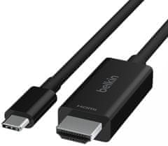 Belkin kábel USB-C na HDMI 2.1, 2 m, čierny, AVC012bt2MBK