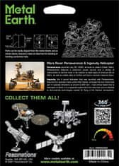 Metal Earth 3D puzzle Mars Rover Perseverancia & Ingenuity Helicopter