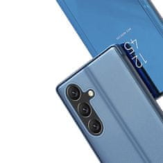 MG Clear View knižkové puzdro na Samsung Galaxy A54 5G, modré
