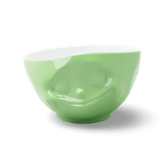 58products Miska "Šťastná" vo svetlo zelenej farbe, 500 ml