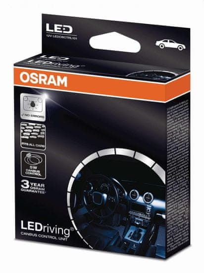 Osram OSRAM LEDCBCTRL101 LEDriving Canbus Control Unit kompenzátor chybových hlásení pre LED žiarovky 12V 5W