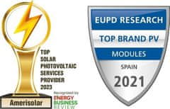4DAVE Solarmi solární panel Amerisolar Mono 385 Wp černý 120 článků (MPPT 35V)