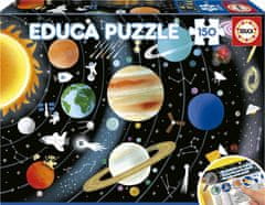 EDUCA Puzzle Slnečná sústava 150 dielikov