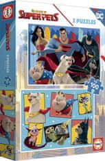 EDUCA Puzzle DC Liga supermaznáčikov 2x100 dielikov
