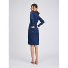 Orsay Tmavomodré dámske džínsové šaty ORSAY_460146548000 36