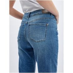 Orsay Tmavomodré dámske džínsy rovného strihu ORSAY_314092-558000 36