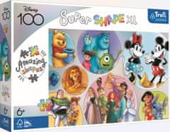 Trefl Puzzle Super Shape XL Disneyho farebný svet 160 dielikov