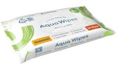 Aqua Wipes 100 % rozložiteľné obrúsky, 99 % vody, 4 x 56 ks
