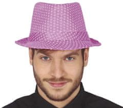Guirca Párty klobúk svetlo fialový s trblietkami