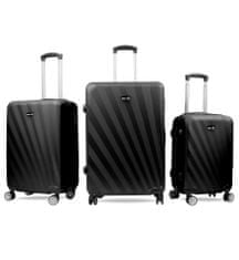 Aga Travel Sada cestovných kufrov MR4653 Čierna