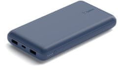 Belkin USB-C 15 W PowerBanka 20000 mAh, modrá, BPB012btBL