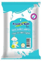 Fresh´n soft Freshn soft vlhky toaletny pap. detsky VEGAN 60ks